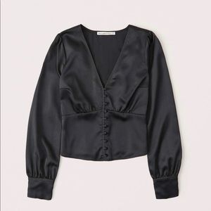 Abercrombie Black Blouse